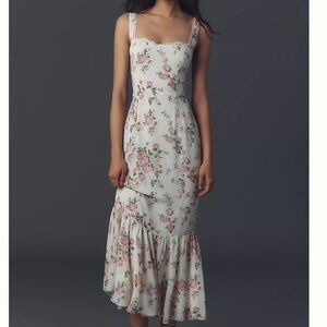 Reformation Irisa Midi Dress Posey Size 8